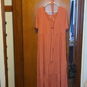 Isabel xl 3/4 sleeve maxi dress